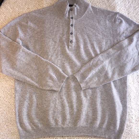 NANIBON lambswool? gray sweater/Italy/ML?XL? - Picture 1 of 8